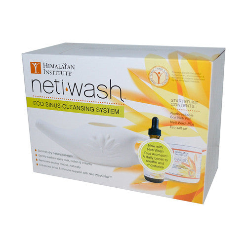 Himalayan Institute Neti Wash Eco Sinus Cleansing System, Starter Kit, 1 Ea